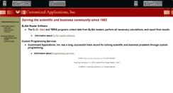 Desktop Screenshot of customized-applications.com